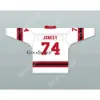 Gdsir Custom White Jonesy 74 Letterkenny Irish Alternate Hockey Jersey Новый Top ED S-M-L-XL-XXL-3XL-4XL-5XL-6XL