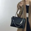 Shoulder Bags Oblique Span Bag Women 2024 Small Style Design Pearl Chain Envelope Commuter Versatile Large Capacity One