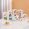 Kopjes Schoteltjes Koreaanse meisjesstijl Afternoon Tea Koffie Enkele theepot Keramische set Twee moeder koffiepot Geschenkpot en Cu