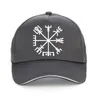 Ball Caps Fashion Brand Vegvisir Futhark Rune Navigator Viking Compass Baseball Cap Men Femmes HIP-HOP SNAPBACK A réglable