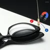 Солнцезащитные очки рамы красочный клип магнитный всасывающий рукав Европейский американский RX-способный оптический рамный рамный рам