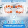 Smart Heated Eye Eye Messager Bluetooth Device Device Point Acupresure Massager для пухлых глаз облегчает усталость темные круги 240322