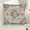 Pillow Retro Pillowcase With Invisible Zipper Boho Style Throw Cover Soft Case For Couch Sofa Bed Decoration