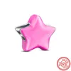 Gemystones Star Collection Star Collection Perles de charme d'origine Colorful Shiny Zircon 925 Bracelet en argent sterling