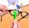 Mini-fonction Portable Mini Germes Eyeglass Cleaner Rub Brush Microfiber Spectacles Cleaner Brush Nettaiting Tools