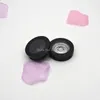 Bouteilles de rangement 50pcs ronds noirs 30 mm de fard à paupières vides compacts petits sourcils poudre en plastique bricolage bricolage de maquillage