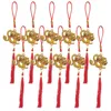 Figurine decorative da 10 pezzi cinesi Tassel Dragon Charm Decorations R sospensione pendenti
