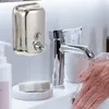 Dispenser de savon liquide accessoires de cuisine en acier inoxydable shampooing assesorie mur contenant des dispensateurs de suspension
