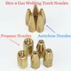 5pcs 1# 2# 3# 4# 5# Lasaccessoire Propaan Acetyleen Snijden Oxygen Lassen Gas Sarzing Torch Mondstuk H01-2 Torch Tip