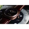 Relojes para hombres Mecánicos de lujo Reloj suiza Movimiento automático Sapphire Mirror de 44 mm Italia de banda de cuero importada Italia Sport