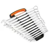 Wrench Organizer Tray Tool Storage Rack Plastic Socket Holder Wall Mounted Hand Tools Organizer Cabinet