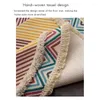 Dywany nordyckie okrągłe dywan ręcznie wykonany w juty Sofa salonu sypialnia oddychająca dywan bez poślizgu podłogi