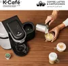 Kaffebryggare Keurig K-cafe singel som serverar K-Cup Coffee Latte och Cappuccino-tillverkare Black Charcoal Y240403