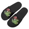 Tofflor män tjocka svampar groda plattform badrum glider non glid varumärke design damer kvinnliga flip flop sandaler