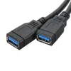 USB 3,0 20PIN мужской и женской адаптер для удлинения кабеля сплиттера, угловой 90 градусов USB3.0 19PIN разъема для разъема.