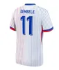 24 25 Jersey francesa MBAPPE Jerseys Dembele Coman Saliba Kante 2024 Maillot de Foot Equipe Maillots Griezmann Kit Homens Menino Mulheres Jogador de Futebol Camisa S-4xl