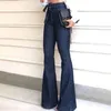Jeans for women spring and autumn style highwaisted slimfitting straightleg wideleg microflared pants 240403