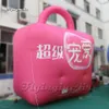 Modèle de sac gonflable de grande publicité attrayant réplique de sac à main rose Ballon de sac de proachant d'air pour l'événement