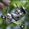 Reels Linnhue Reel Fishing LX1500S 2500S ONVOORDIENDE SPOOL METAL DUBBELE GRIP SPINNING ROEL VISSING Accessoire Sea Vissing Reel