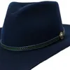 Beretten coole cowboyhoeden pu riem platte tophoed unisex rollenspel feestkostuum fedoras