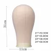 Cabeça de peruca de bloco de lona, tripé de peruca com cabeça, cabeça de manequim para perucas, Manikin Head Block para perucas que exibem exibição