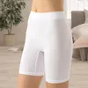 Frauenhöfen Sicherheitshosen hohe Taillenspitzen-Shorts Set atmable Anti-Exposition-Unterhose mit Bauchkontrolle Schnell trocken für Yoga