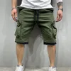 Mens Shorts Summer Jogging Short Pants Casual Fitness Streetwear Man Mti-Pocket Sport Hip Cargo Drop Delivery Apparel Clothing Dhcpf