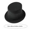 Beret Eleganckie występy sceniczne Top Hat Role Costume Dżentelmen z Roll Trim dla dorosłych karnawałów