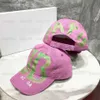 Tappi per palline da baseball cappellini da baseball da donna cappelli di design di lusso lettera doodle dipinta a mano b tappo casquette maschi