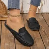 Casual Shoes Round Toe Slip-On Women's Flat till försäljning 2024 Fashion Solid Loafers Winter Short Plush Stor storlek