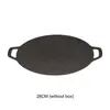 Pans Sturdy Metal Grilling Pan For Non-stick Baking Dishes And Easy To Carry Outdoors Compact