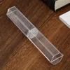 Casi da 30 pezzi scatole per penna acriliche Clear Ballpoint Pen Case Pencil Box Box Pen Storage Contenitore singoli per ufficio scolastico per ufficio scolastico