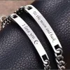 Bracelets aziz bekkaoui couple bracelets avec boîte les meilleurs bracelets cadeaux pour femmes hommes en acier inoxydable