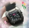 Luxury Square Romance Romance Dialtra in silicone Orologi uomini e donne Coppie Ampiatto Cool Waterproof Belt Belt Sports President Bracciale Ladies Ladies Watch Regali