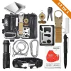 Sobrevivência Equipamento de sobrevivência e Kit de sobrevivência do Kit de emergência Kit de primeiros socorros Ferramenta de sobrevivência Ferramenta de camping Hunting Fishing Birthday Gifts