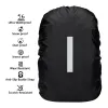 Taschen reflektierende wasserdichte Rucksack Regenabdeckung Outdoor Sport Nacht Radfahren Sicherheit Regendeckel Camping Wandern wasserdichte Abdeckung