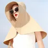 女性の大規模な縁の太陽の帽子バケツキャップ