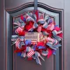 1pc, Independence Wreath Gate Party Celebration Pendant Commemorative Day Home Decoration Supplies