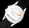 Diw Ocellaris Quartz Carbon SA4130 Automatisk kronograf Mens Watch N6F V2 Orange Bezel White Grey Nylon Super Edition Samma Serial Card Puretime Reloj Ptrx F2