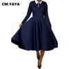 Casual klänningar cm. 2024 Spring Solid Long Sleeve Midi Women Dress Bodycon Vestidos Vintage Club Evening Sexy Party