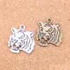 Charms 27st Antik Sier Bronze Plated Roaring Tiger Head Pendant DIY Halsband Armband Bangle fynd 27 24mm245s Drop Delivery Jew Dhszm