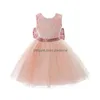 Girl'S Dresses Girls Princess Girl Wear Sleeveless Bow Dress For 1 Year Birthday Party Toddler Costume Summer Events Ocn Vestidos Drop Dhudi