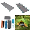 Växelförvaring och underhållsmöbler Cam Folding Bed Tralight Single Tent Cot Portable Slee Aluminium Alloy Frame Drop Delivery SPO DHSWI