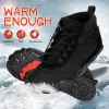 Boots Winter Shoes for Men Women Warm Hiking Boots Rubber Running Barefoot Zapatos Waterproof Nonslip Breathable Sneakers Trekking