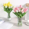 Fleurs décoratives 5 / 10pcs Tulip Bouquet artificiel Pe.