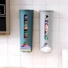 Kitchen Storage Home Wall Mount Garbage Rubbish Bag Drawing Box Organizer Container For Toilet Cleaning Diaper Disposal Large