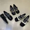 Casual Schuhe Marke Wohnungen Frauen Niedrigen Ferse Ballett Karree Flach Schuh Slip Auf Loafer Kopf Flache Zapatos Lolita