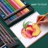 Kalemler Renkli Kalem 200/150/120/72/48 Renkler Sanatçı Boyama Kalem Profesyonel Çizim Sanat Çizim Okulu Malzemeleri için Seti