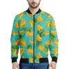 Vestes pour hommes fruits 3d imprimé banane zipper veste homme tropical sweat coloré coloré printemps
