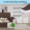 Chair Covers Reversible Quilted Sofa Cover Water Resistant Slipcover Furniture Protector Washable Couch With Elastic Straps For Pet